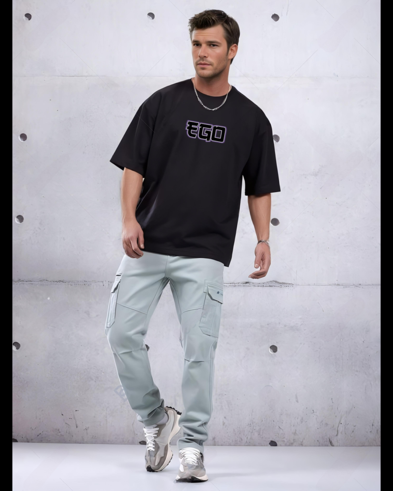 UNISEX EGO PRINTED OVERSIZED T-SHIRT - Image 2