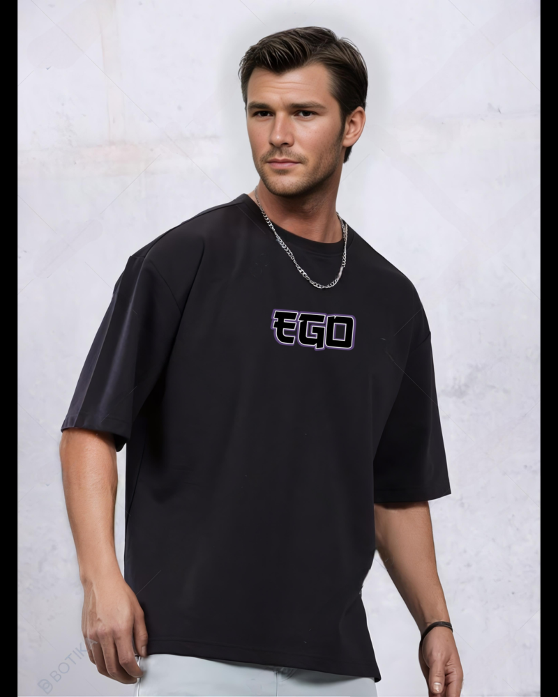 UNISEX EGO PRINTED OVERSIZED T-SHIRT - Image 3