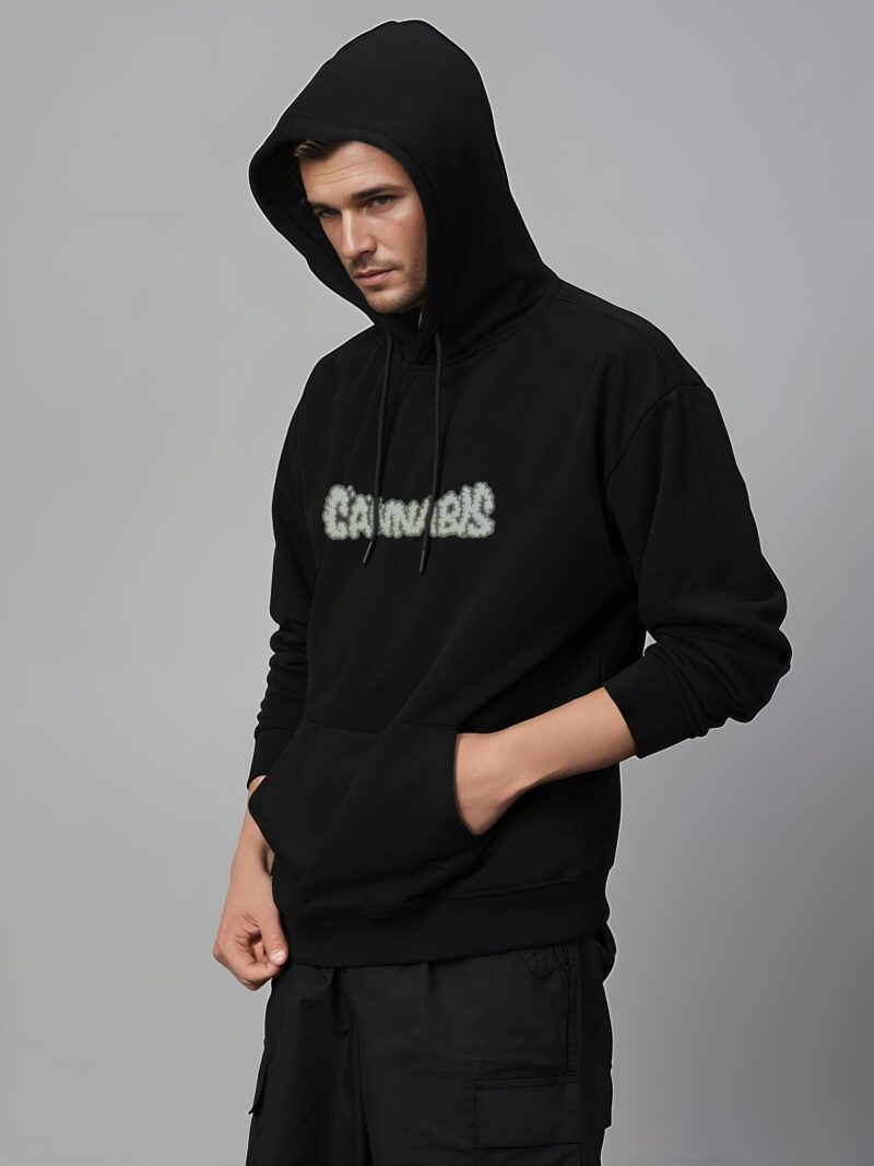 UNISEX SKULL CANNABIS HOODIE - Image 5