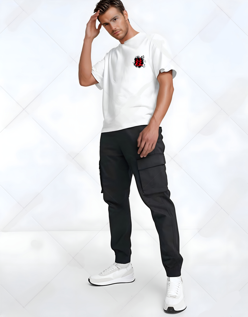 UNISEX DEMON HASHIRA WHITE OVERSIZE T-SHIRT - Image 4