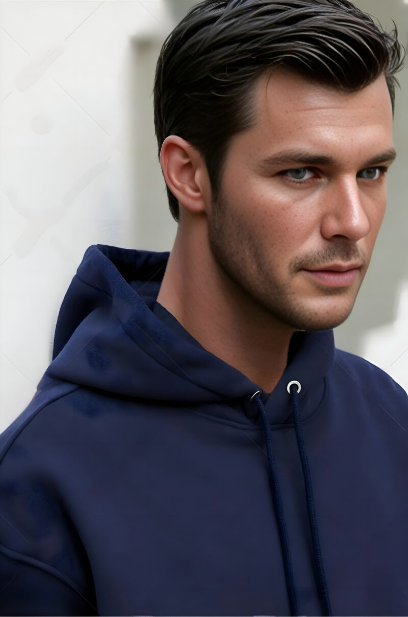 UNISEX PLAIN OVERSIZED HOODIE - Image 8