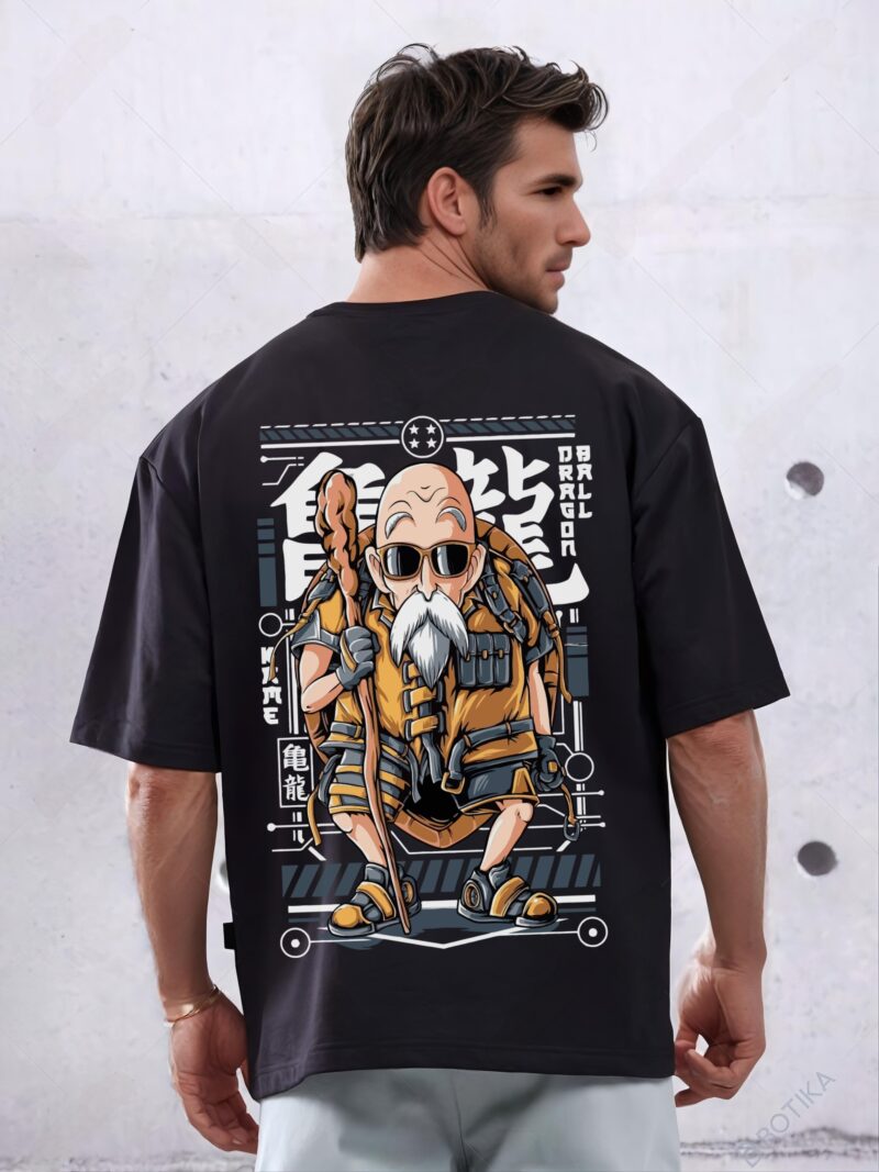 UNISEX MASTER ROSHI PRINTED T-SHIRT