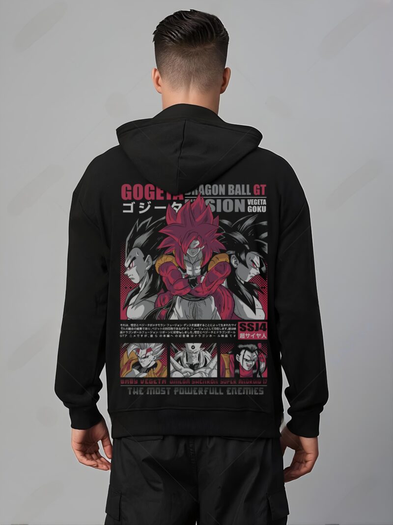 UNISEX GOGETA GT PRINTED OVERSIZED HOODIES