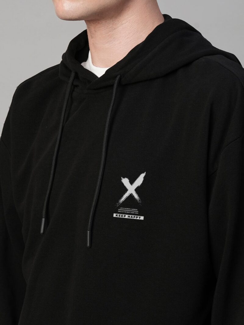 UNISEX X PRINTED OVERSIZED HOODIE - Image 2