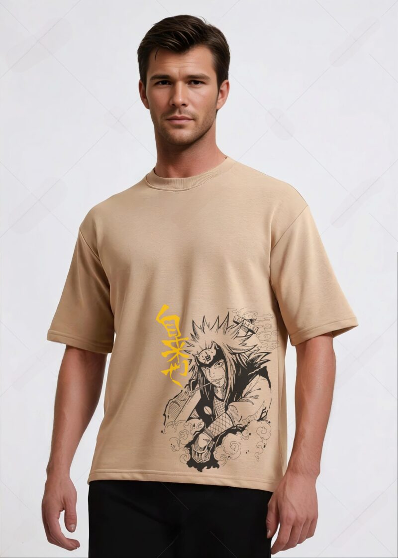 UNISEX JIRAYA SENSAI PRINTED OVERSIZED T-SHIRT