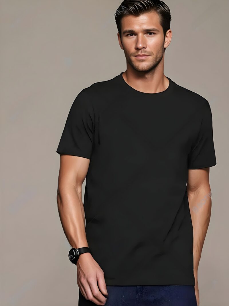 UNISEX COMFORTABAL BODY FIT SIMPLE T-SHIRT - Image 2
