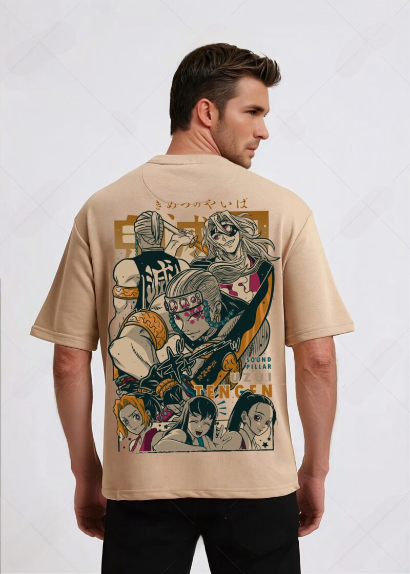 UNISEX Tengen Uzui PRINTED OVERSIZED T SHIRT - Image 2