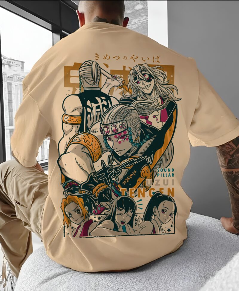 UNISEX Tengen Uzui PRINTED OVERSIZED T SHIRT