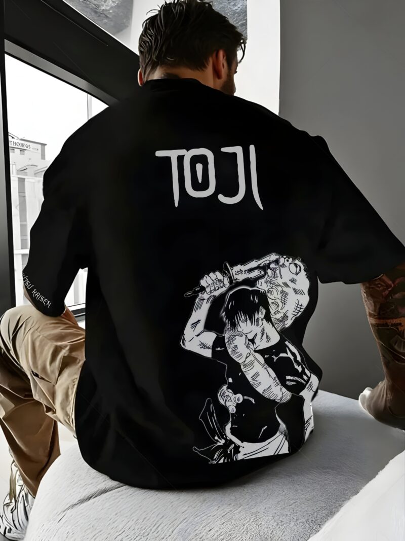 UNISEX TOJI PRINTED OVERSIZED T SHIRT - Image 2